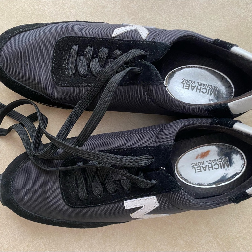 Michael Kors Black and White Women's Sneakers